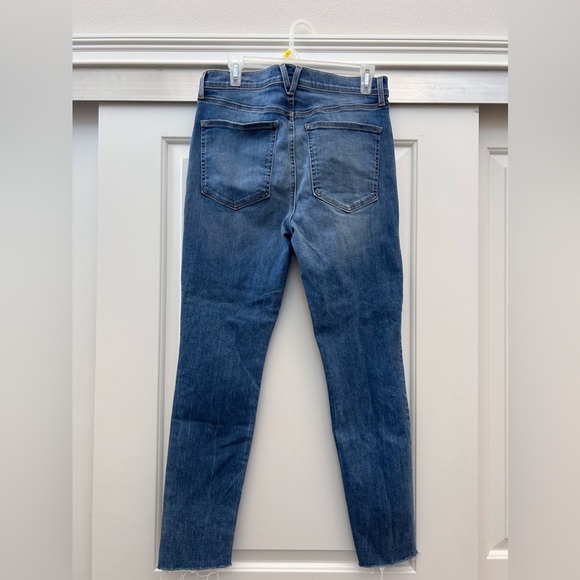 Veronica Beard Debbie High Waist Raw Hem Skinny Jeans - Picture 6 of 8